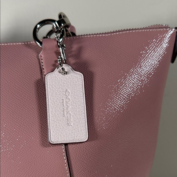 Coach Blush Pink Leather Tote - Picture 5 of 10